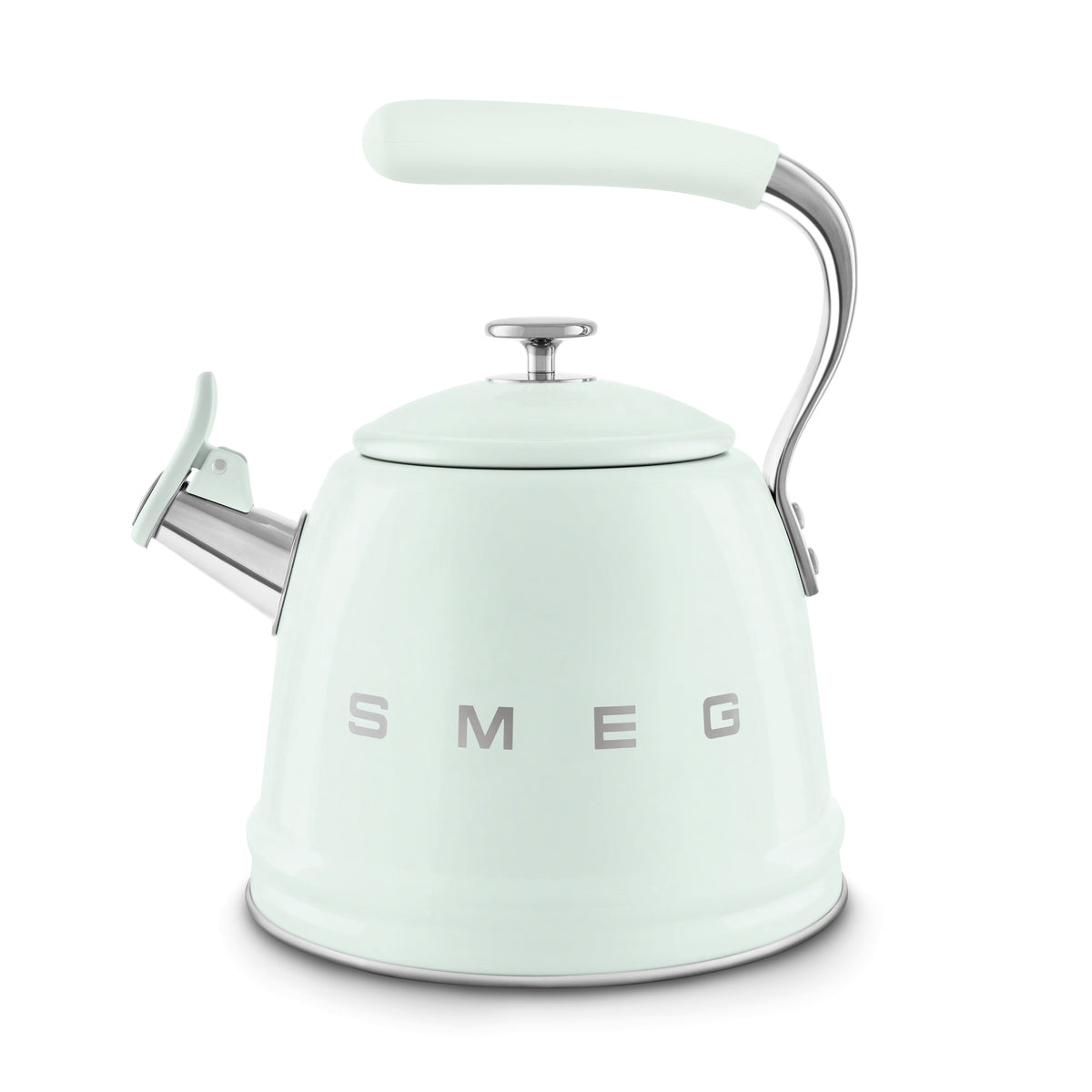 Bouilloire sifflante Smeg 50's Style 2,3 L — Vert pastel