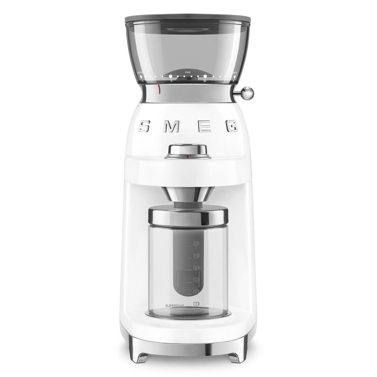 Moulin à café Smeg 50's Style — CGF03 — Blanc