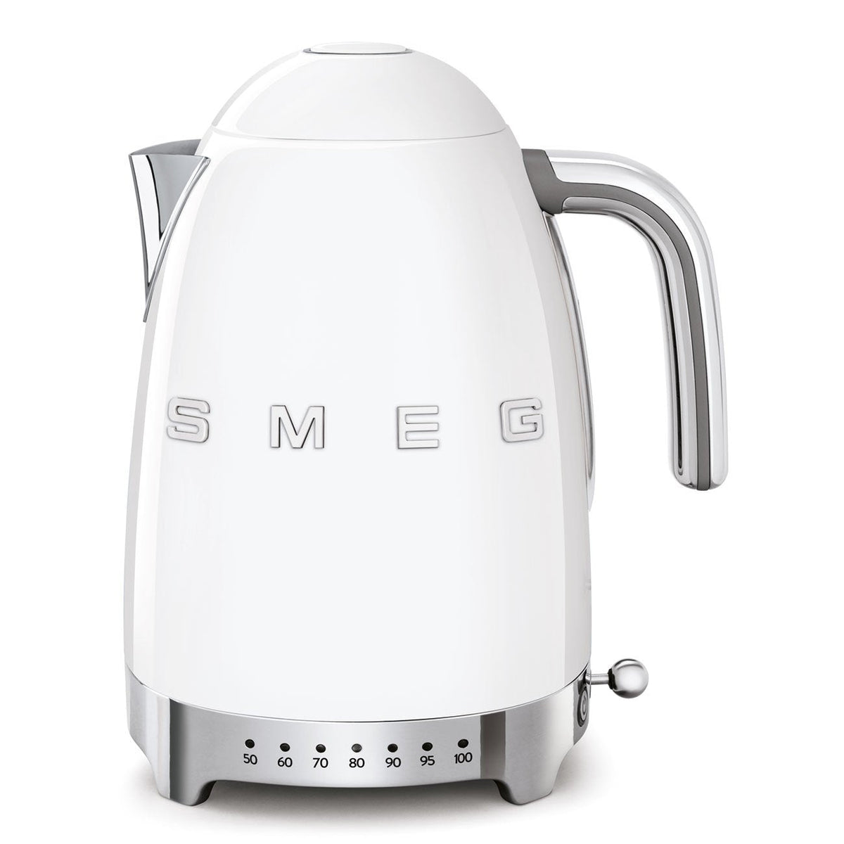 Bouilloire électrique Smeg 1,7 L — KLF04 — Blanc