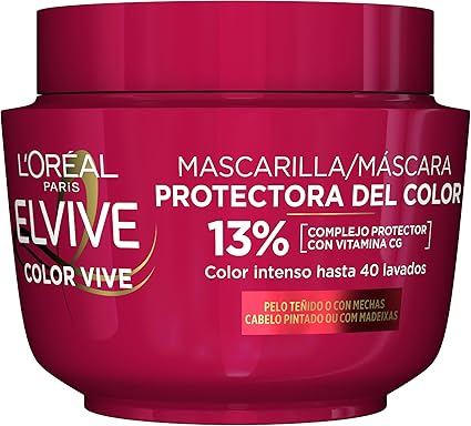 Elvive Color Vive Mascarilla Protectora 300 ml – Intensifica y protege tu color