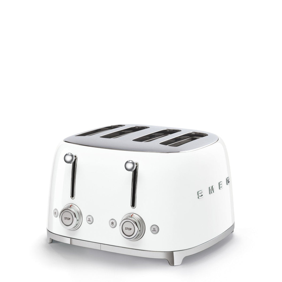 Grille-pain Smeg 4 tranches — TSF03 — Blanc