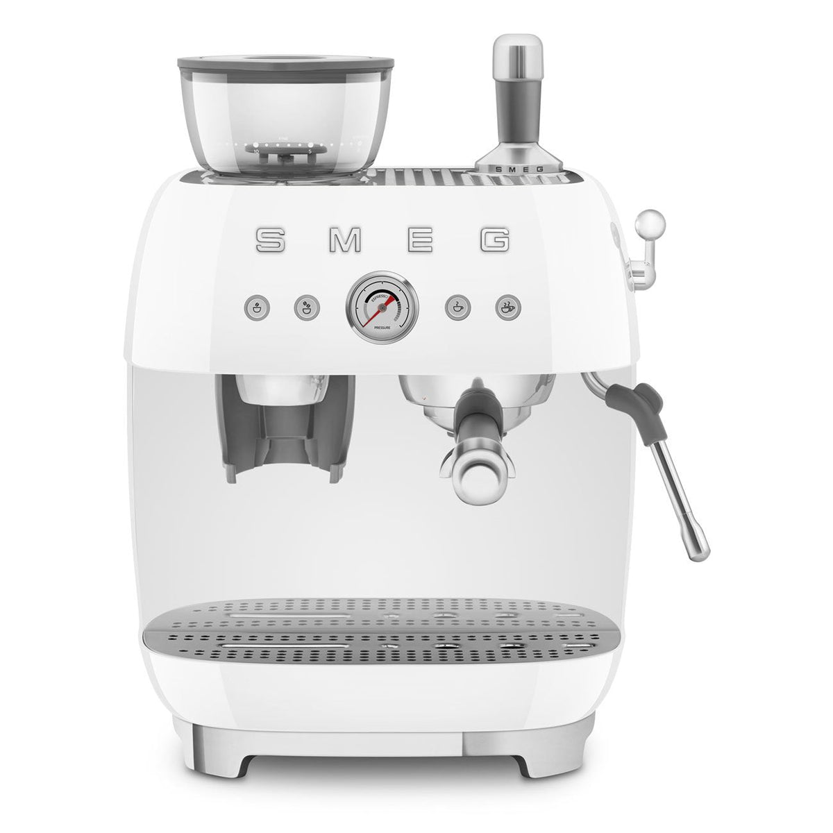 Machine à espresso avec broyeur Smeg 2,4 L — Blanc