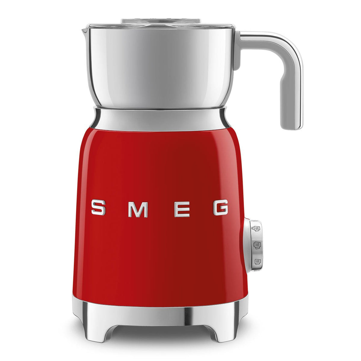 Mousseur à lait Smeg — MFF11 — Rouge