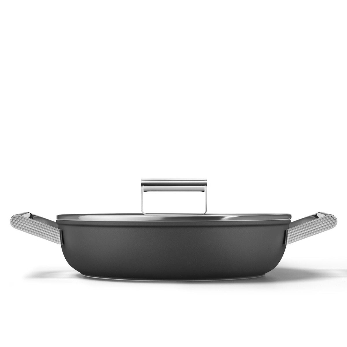 Sauteuse Smeg 28 cm — Noir mat
