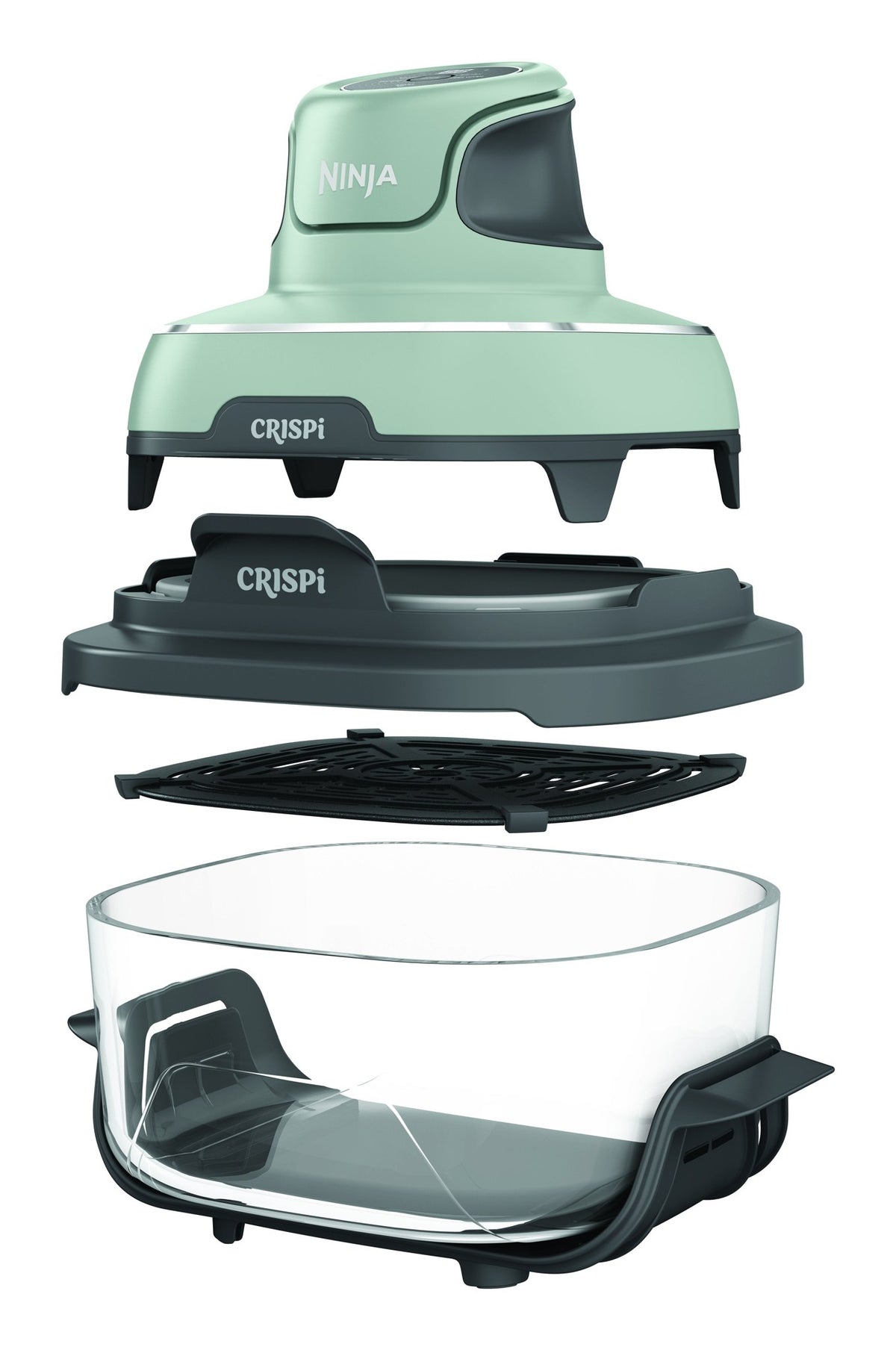 Ninja CRISPi FN101EUSG — Friteuse à air 3,8 L en verre, verte — photo 2