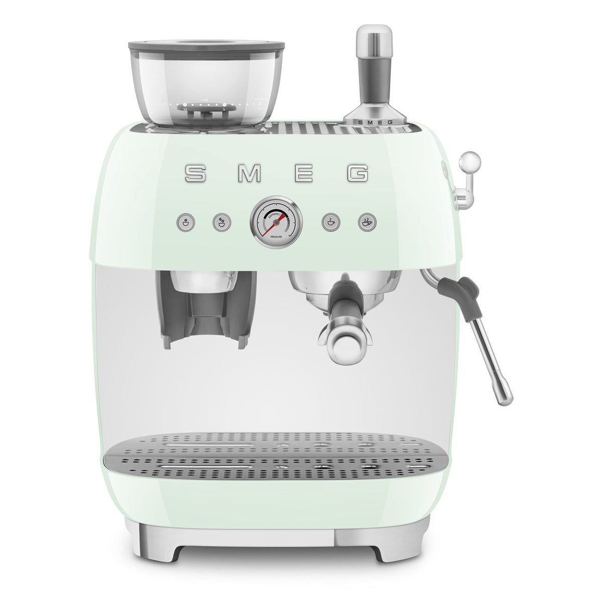 Machine à espresso avec broyeur Smeg 2,4 L — Vert pastel