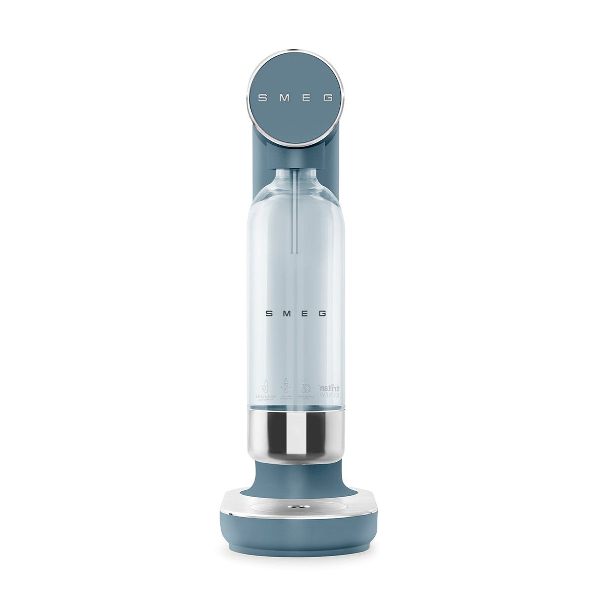 Gazéificateur d'eau Smeg — Bleu tempête mat
