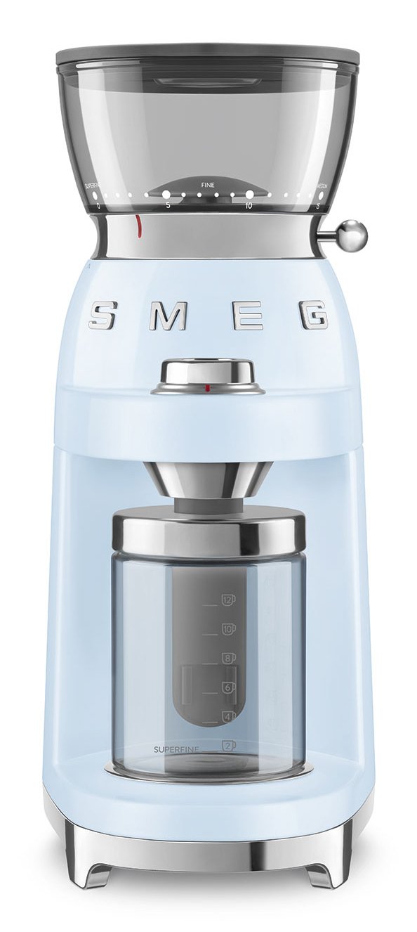Moulin à café Smeg 50's Style — CGF03 — Bleu pastel
