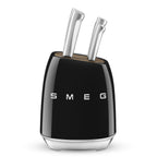 Bloc à couteaux Smeg — Noir
