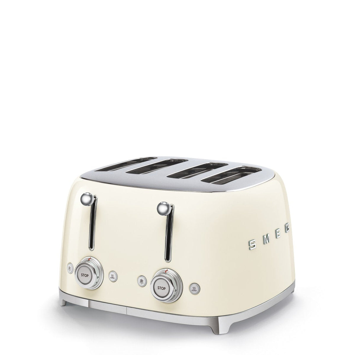Grille-pain Smeg 4 tranches — TSF03 — Crème