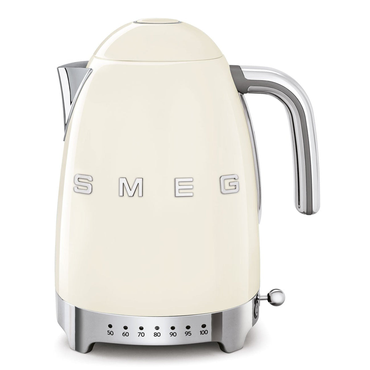 Bouilloire électrique Smeg 1,7 L — KLF04 — Crème