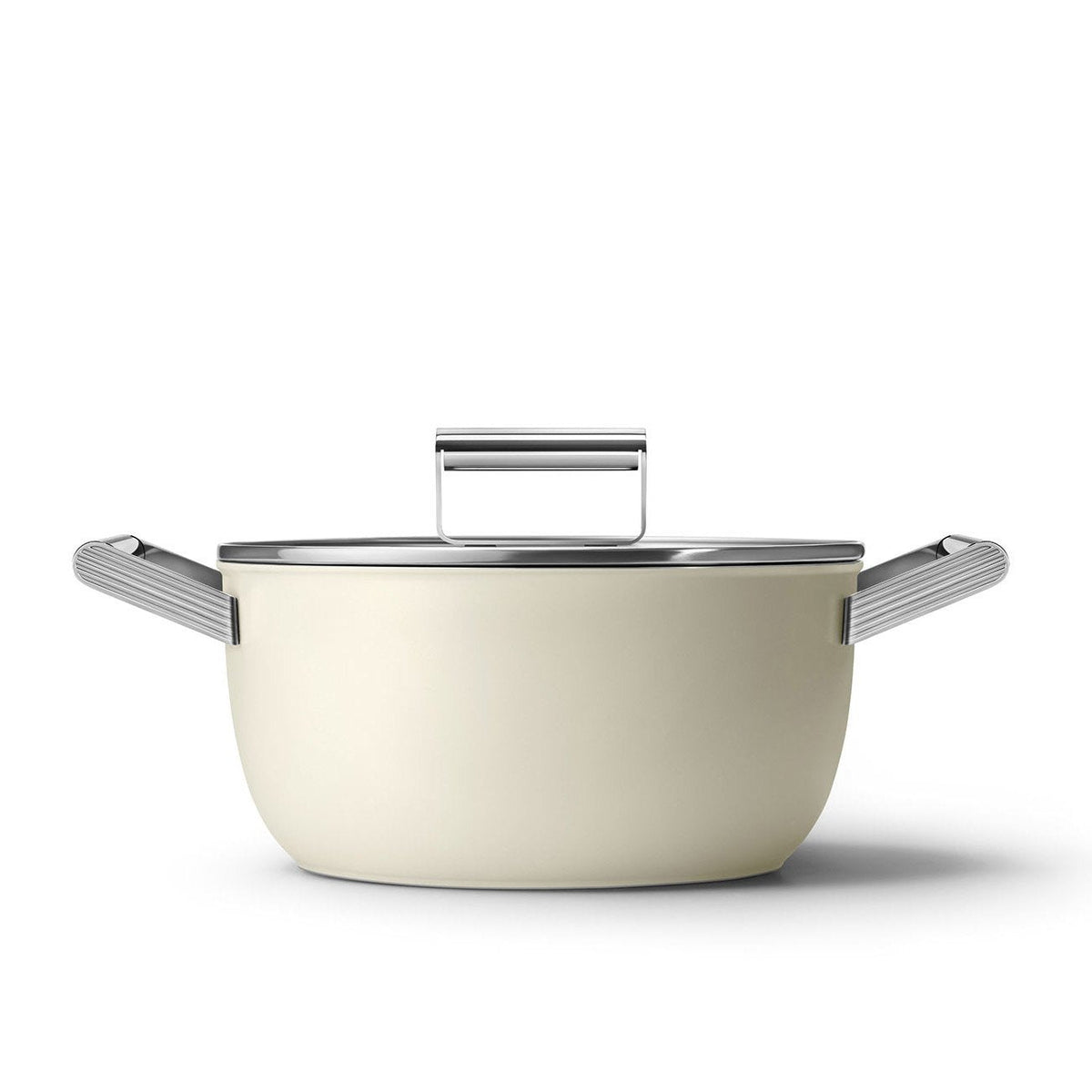 Faitout Smeg 24 cm — Crème mat