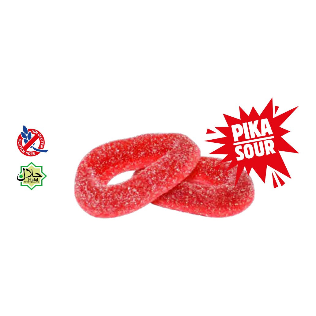 Damel Anneaux acidulés fraise