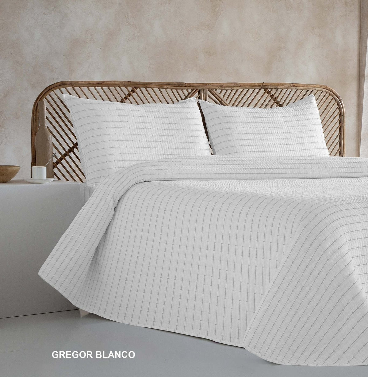 Couvre-lit boutis Polo Polo Gregor — Blanc