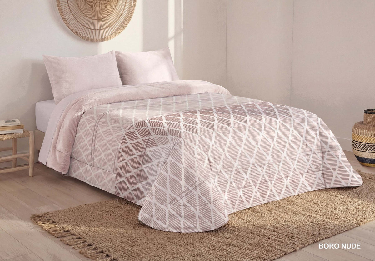 Comforter sherpa Polo Polo Boro — Nude