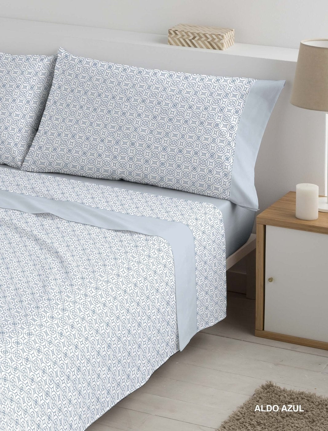 Parure de draps Polo Polo Aldo — Bleu