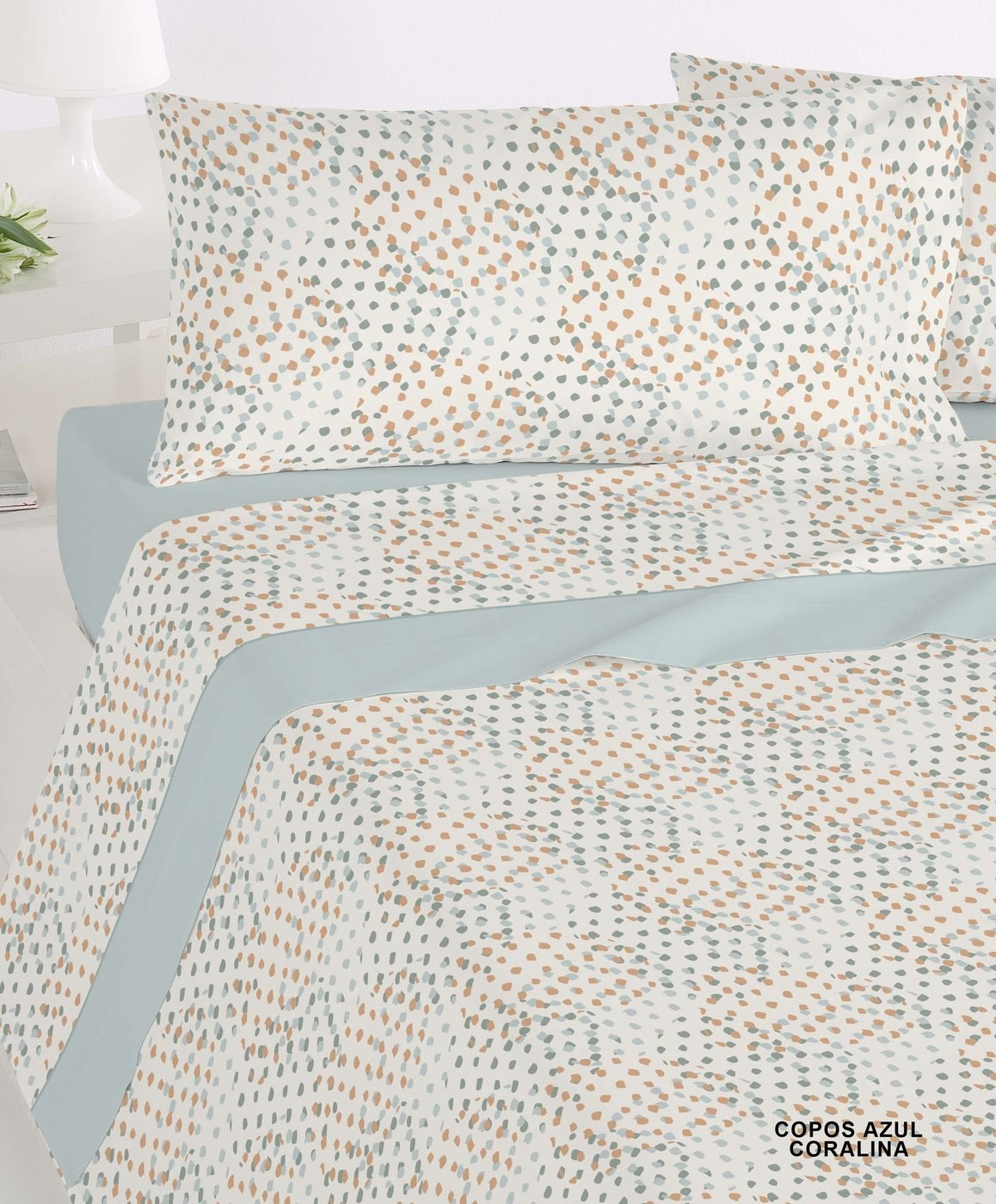 Parure de draps Polo Polo Copos — Bleu