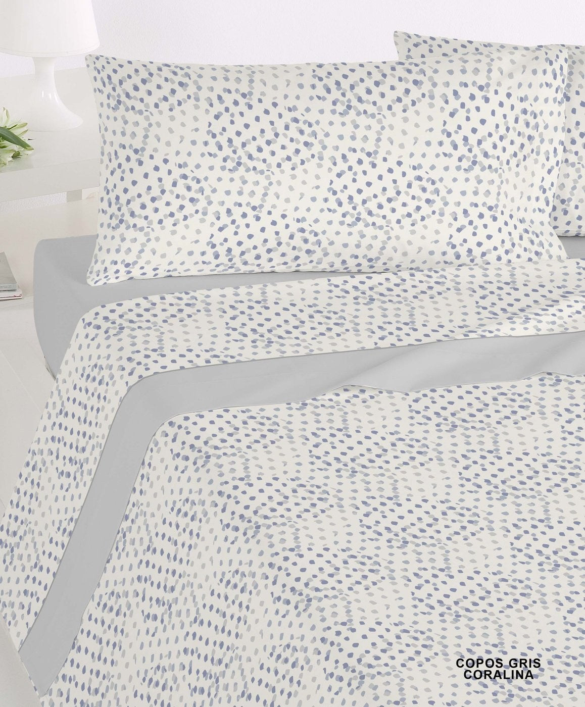 Parure de draps Polo Polo Copos — Gris