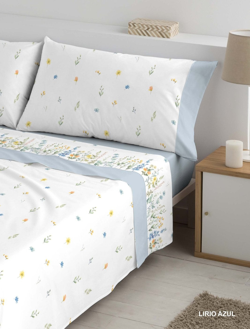 Parure de draps Polo Polo Lirio — Bleu