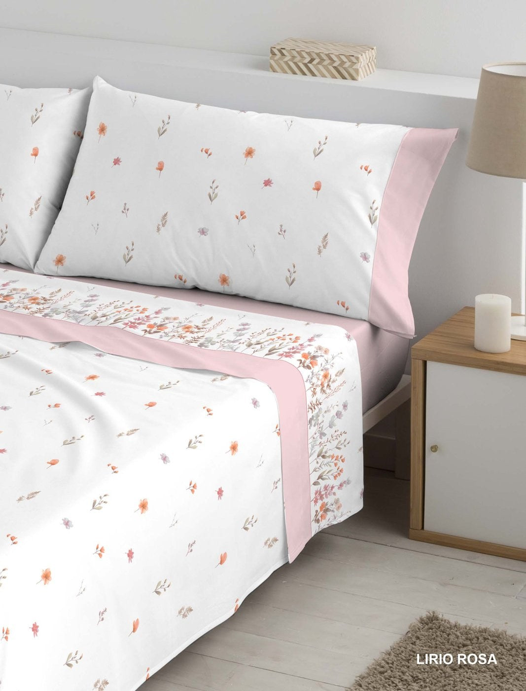 Parure de draps Polo Polo Lirio — Rose