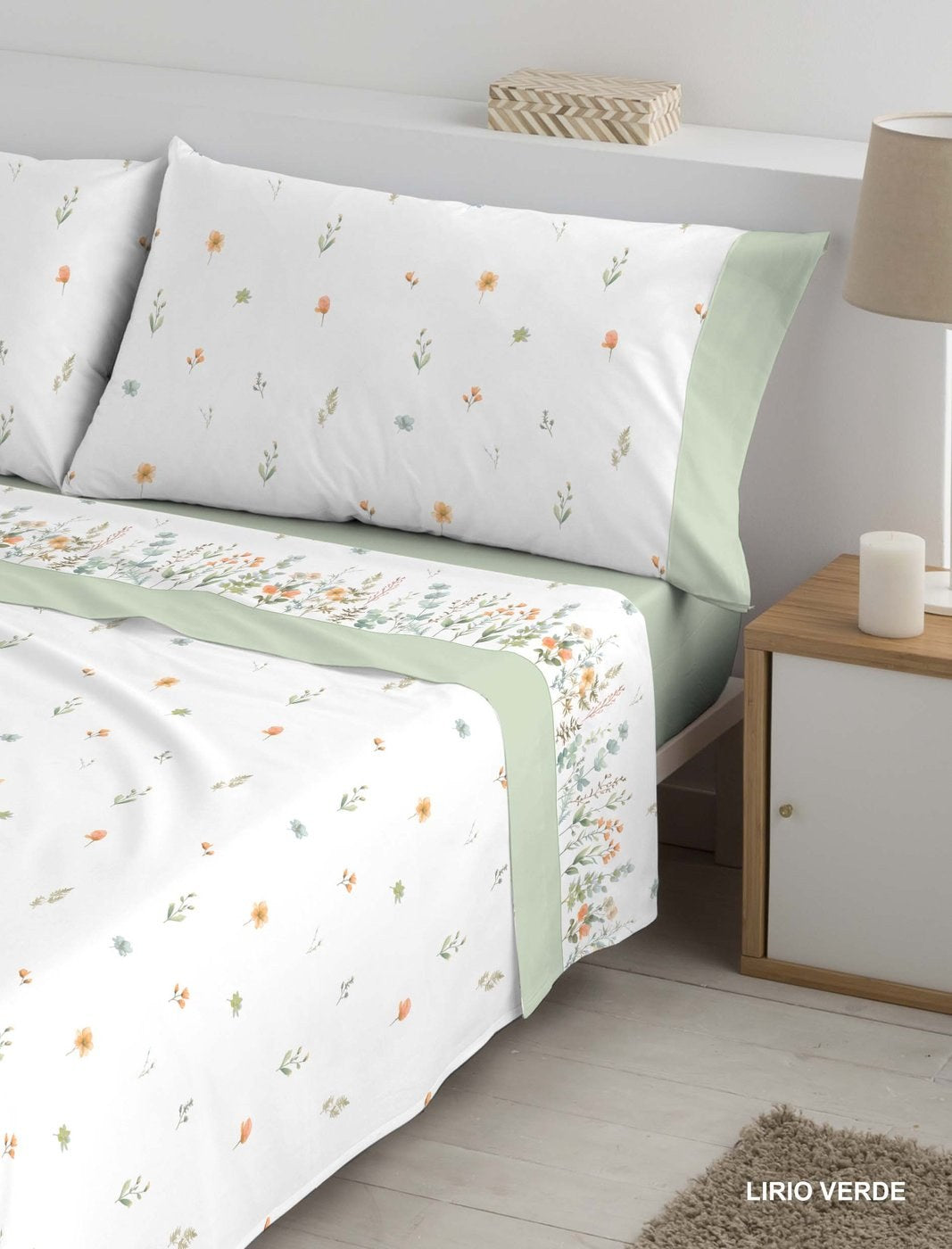 Parure de draps Polo Polo Lirio — Vert