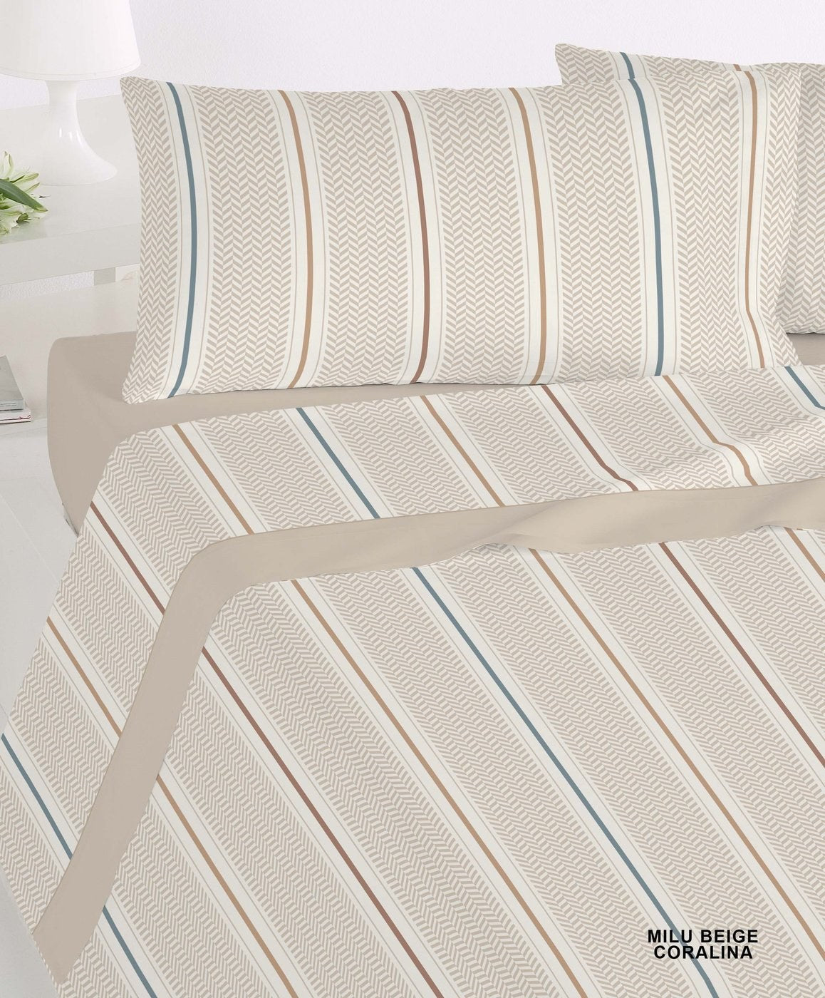 Parure de draps Polo Polo Milu — Beige