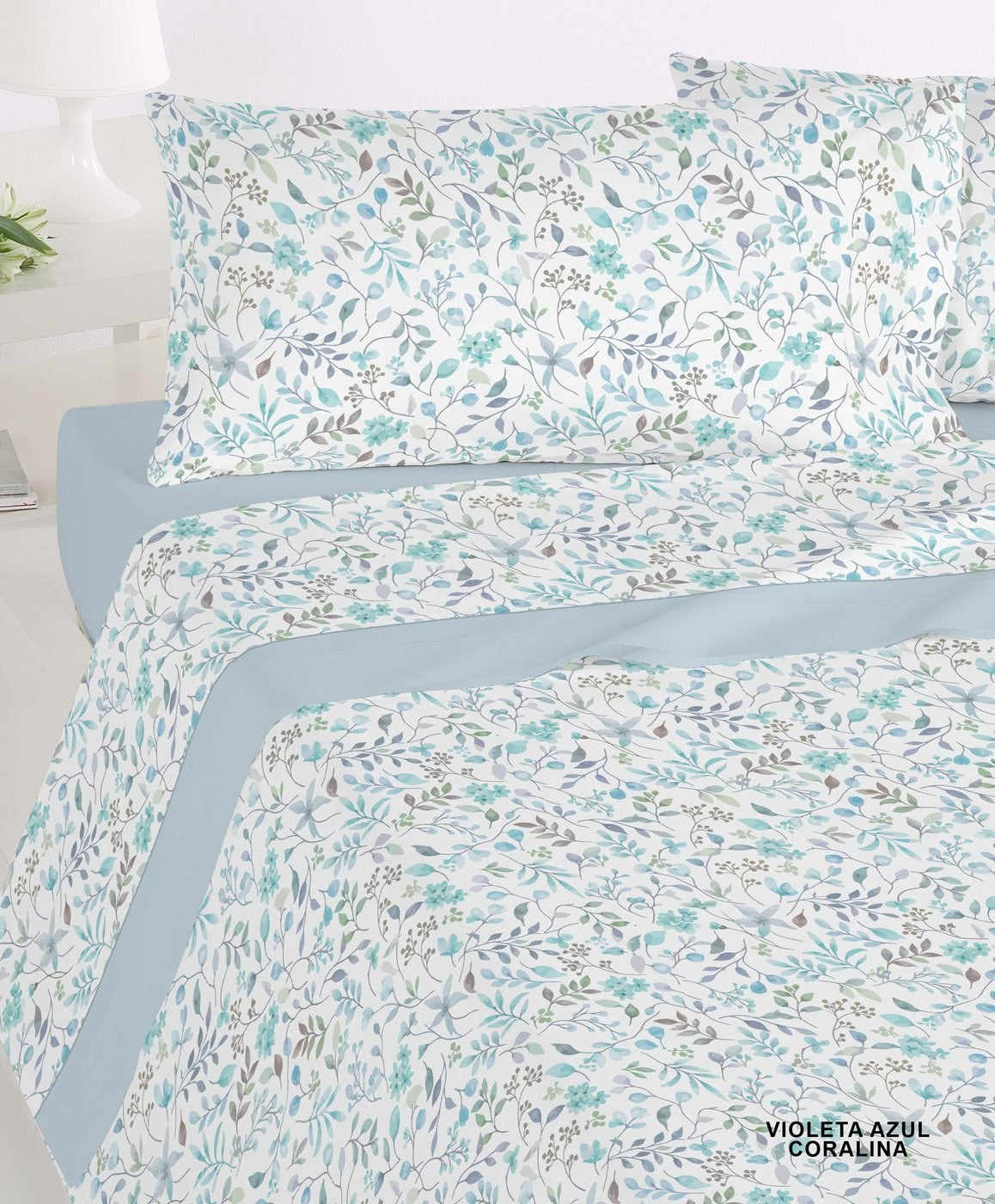 Parure de draps Polo Polo Violeta — Bleu